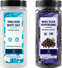 Soeos Himalayan salt bottle close-up for precise seasoning and fresh taste.