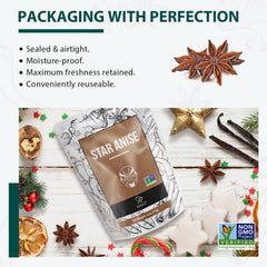 Soeos star anise for baking adds warm, fragrant depth.