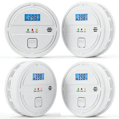 Soewolit four-pack front view of the 2-in-1 detector for home safety.