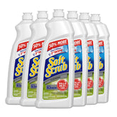 Soft Scrub antibacterial bleach bottle pour for rapid surface cleaning