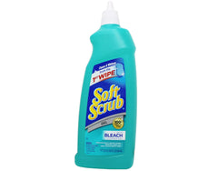 Soft Scrub Gel Cleanser with Bleach removes stubborn coffee stains effectively.
