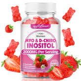 Softbear Inositol strawberry gummies bottle for daily wellness
