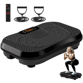 SoftGym vibration plate front view; compact platform for at-home workouts.