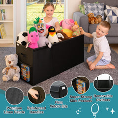 SoftOwl toy storage with dividers keeps items separated for quick cleanup.