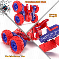 SOGAWEBB Spider RC car performing a 360° spin for thrilling stunts