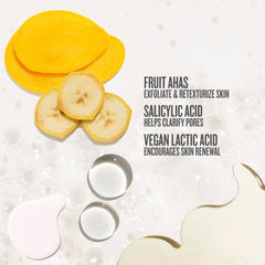 Sol de Janeiro Bom Dia Bright exfoliating action with fruit AHAs and vegan lactic acid.