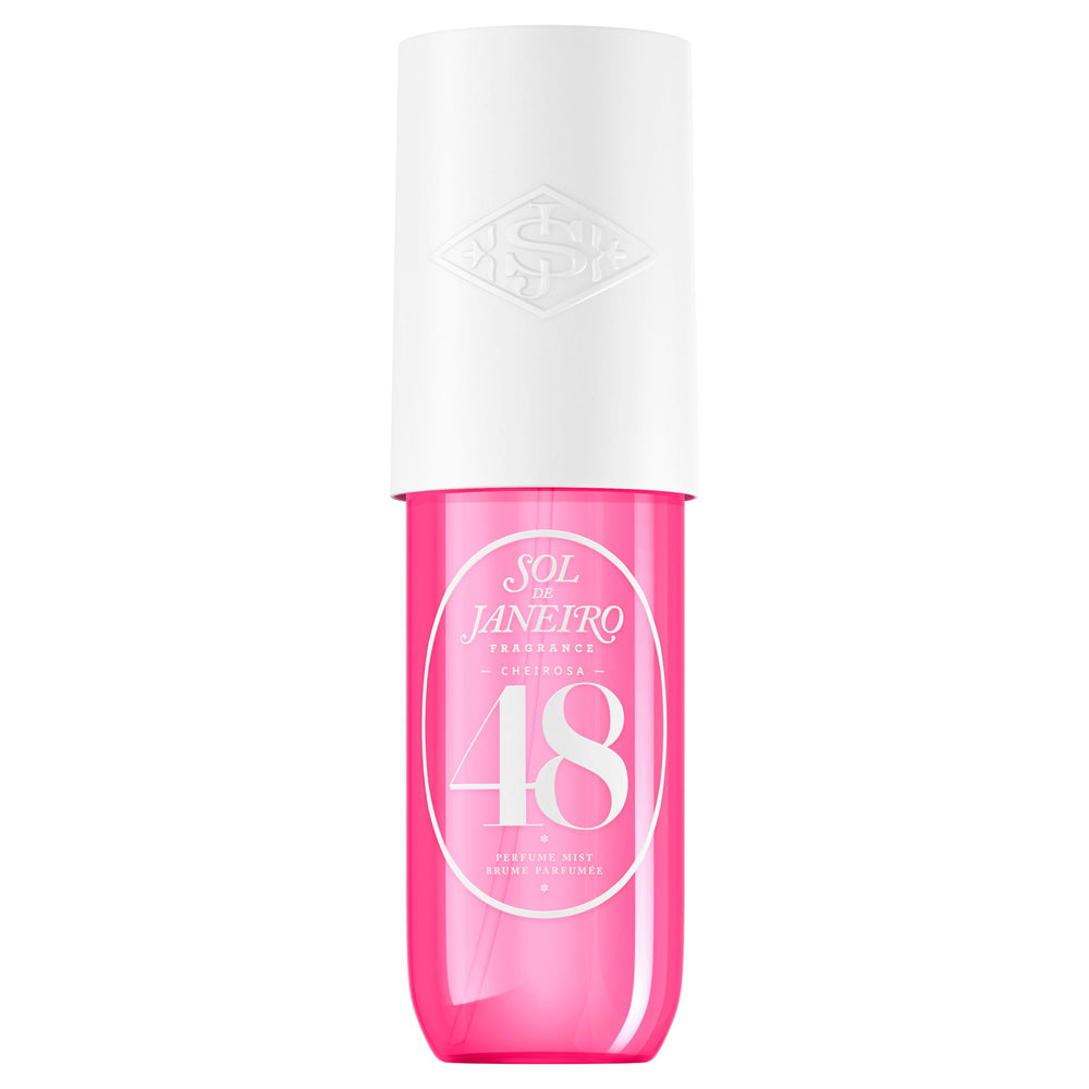Sol de Janeiro Cheirosa 48 fragrance mist bottle, tropical scent for daily refreshment.