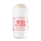Sol de Janeiro Rio Deo Cheirosa 40 refill amber packaging highlights aluminum-free design for gentle underarm care.
