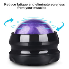 Solacium Manual Massage Roller Ball used on the arms for muscle relief after activity.