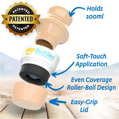 Solar Buddies refillable sponge heads extend use and simplify cleaning.