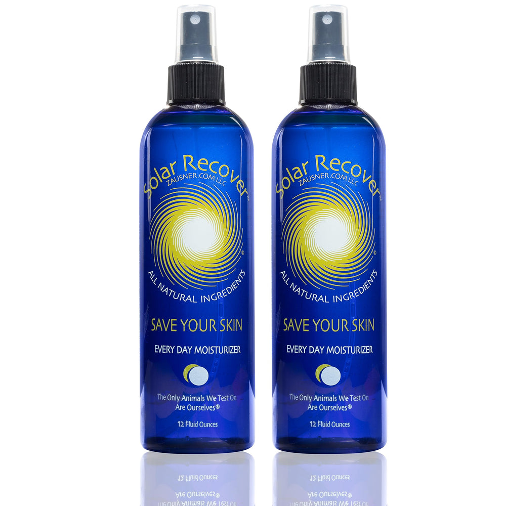 Solar Recover after sun spray two 12 oz bottles set for after-sun hydration