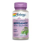 SOLARAY Bergamot 500 mg bottle front for an active lifestyle.