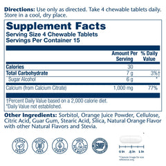 SOLARAY Calcium Citrate bottle shown for on the go convenience