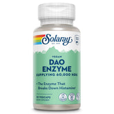 SOLARAY DAO enzyme bottle front view for histamine support and potency