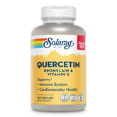 SOLARAY Quercetin Bromelain Vitamin C bottle front suggesting immune support potential
