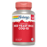 SOLARAY Red Yeast Rice CoQ10 bottle for daily cardiovascular support