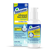Solarcaine Advanced Cooling Hydrogel bottle and pump for quick after-sun relief
