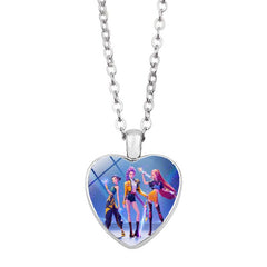 Solaviya Korea Pop Necklace colorful heart closeup for vibrant everyday styling