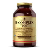 Solgar B-Complex 100 bottle front for daily energy support.