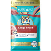 Solid Gold Bison dry dog food bag front highlighting real bison as main protein
