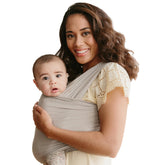 Solly Baby Wrap close-up of buttery-soft TENCEL Modal fabric for breathable comfort