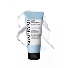 SOME BY MI Beta-Panthenol Repair Body Cream jar close-up showing rich hydration