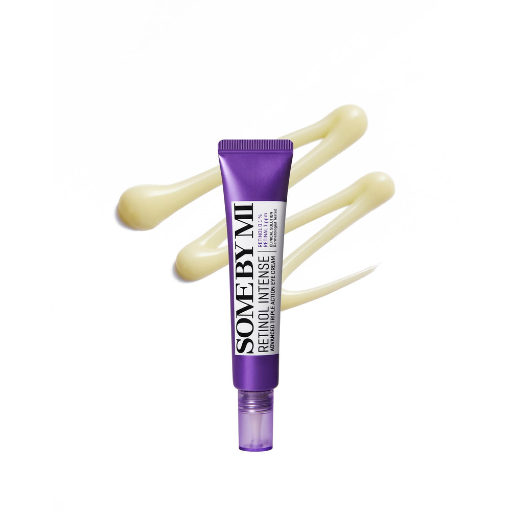 SOME BY MI Retinol Intense Eye Cream bottle for brighter under-eye skin and smoother texture.