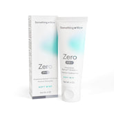 Something Nice Zero Pro toothpaste tube front highlights enamel-friendly, fluoride-free remineralization.