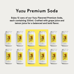 Something & Nothing Yuzu sparkling water bottle shows grape-and-lemon-juice balance for bold flavor.