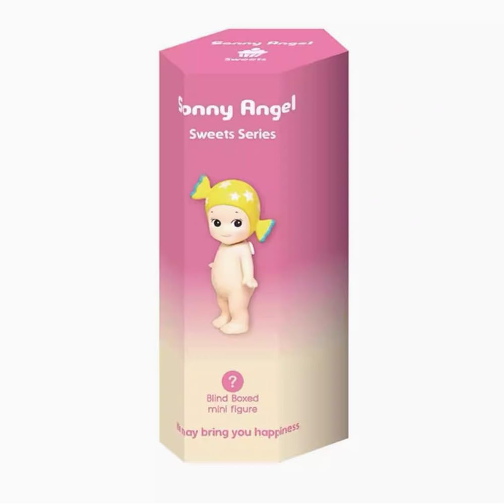 Sonny Angel Sweets sealed blind box reveals a mystery mini figure for collectors.