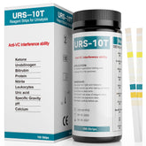 Sonrasi 10-in-1 urine test strips in resealable bottle for reliable results.