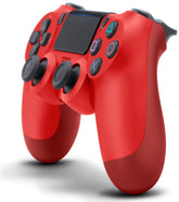 Sony DualShock 4 Magma Red, front view enhances comfortable PS4 gameplay