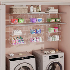 Sonyabecca 360-degree rotating hook provides easy item access.