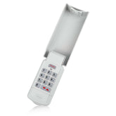 Soobool GK-R keypad front view showing its Genie compatibility and modern design.