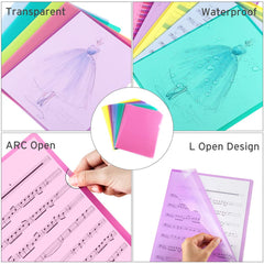 Sooez green clear folder to color-code and locate documents fast.