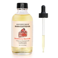 Soothing House Strawberry Shortcake Oil bottle for easy daily hydration.