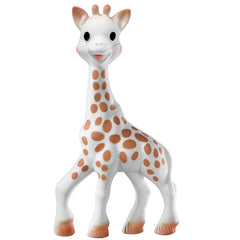 Sophie la Girafe soothing teething toy for babies and toddlers.