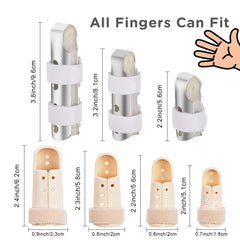 Sopito finger splint with adjustable belt providing personalized comfort