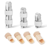 Sopito finger splint pack with metal and plastic supports for versatile stabilization