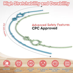 Sopkdey toy straps in army green secure items on the go.