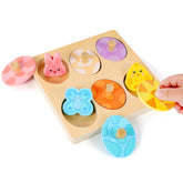 Sortnic dinosaur egg puzzle as an Easter basket stuffer that supports fine motor skill development.