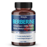 Sotalix Premium Berberine bottle with capsules for daily wellness support.