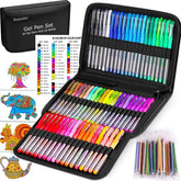 Soucolor gel pens 120-pack with vibrant colors for journaling