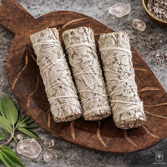 Soul Sticks 3-pack smudge bundles ready for rituals and energy cleansing.