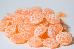 Close-up of bold sour coating on a Sour Drops candy