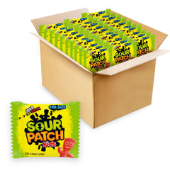 SOUR PATCH KIDS front of 140-pack box for quick snacking.