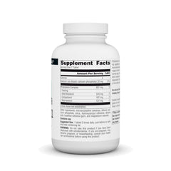 Source Naturals Mega Strength Beta Sitosterol label highlights 375 mg per tablet for daily use