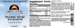 Source Naturals Serene Science USA-made stamp on packaging for trusted quality.
