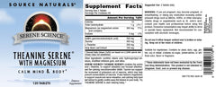 L-Theanine bottle beside a glass evokes a simple daily routine.