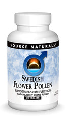Source Naturals Swedish Flower Pollen bottle front may support prostate health and urine flow